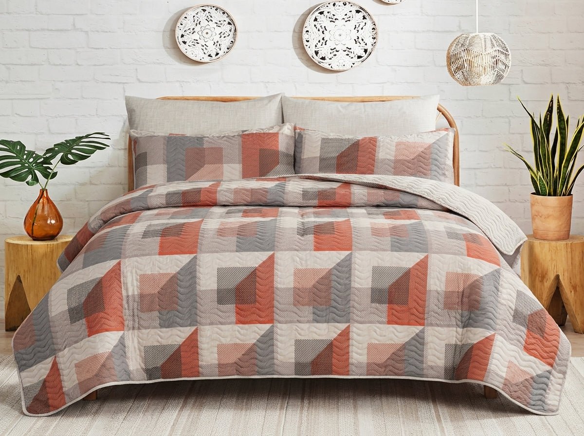 Poly Cotton Coverlet 4190